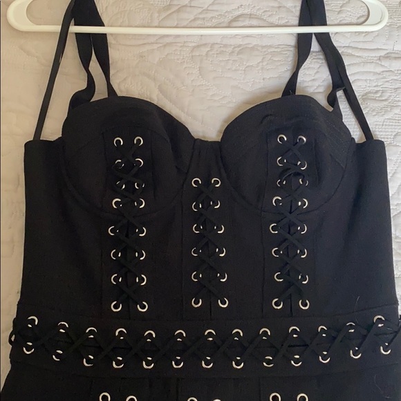 Bebe x Naven Laced up Busitier Dress - Picture 2 of 6